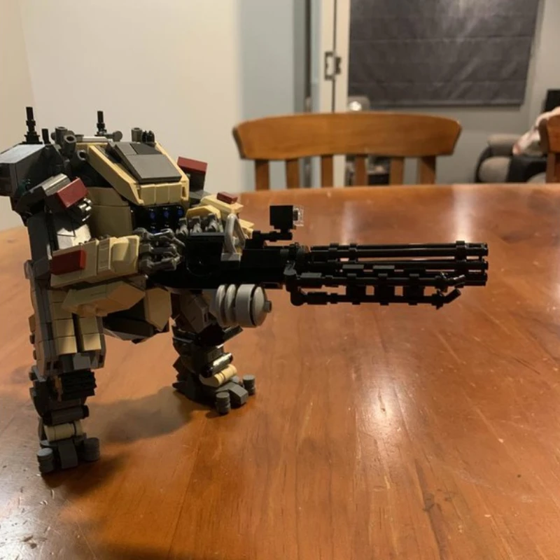 900 шт. Moc Vanguard-Class Titan Legion робот набор строительных блоков для Titanfall 2 боевые меховые