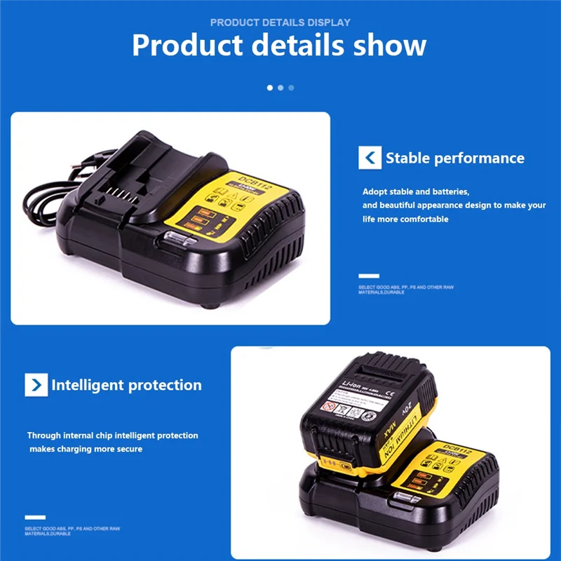 Замена зарядного устройства DEW Dewei DCB112/105 может заряжать литиевую батарею 10 8-14 4-20 В