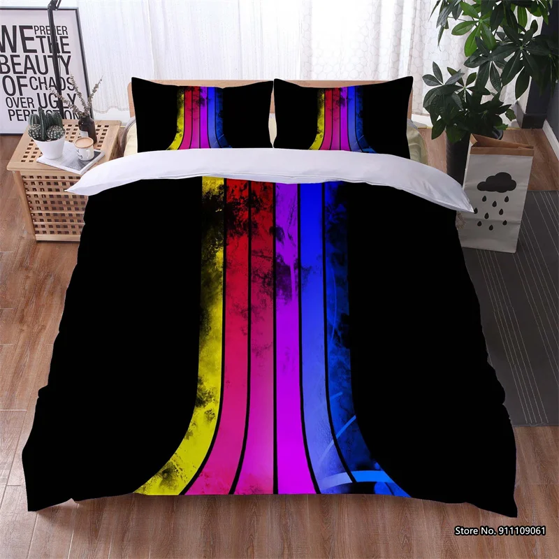 

Creative Personality Game Symbol Pattern Home Textile Cartoon 3D Digital Printed Down Quilt Cover Pillowcase Bedding