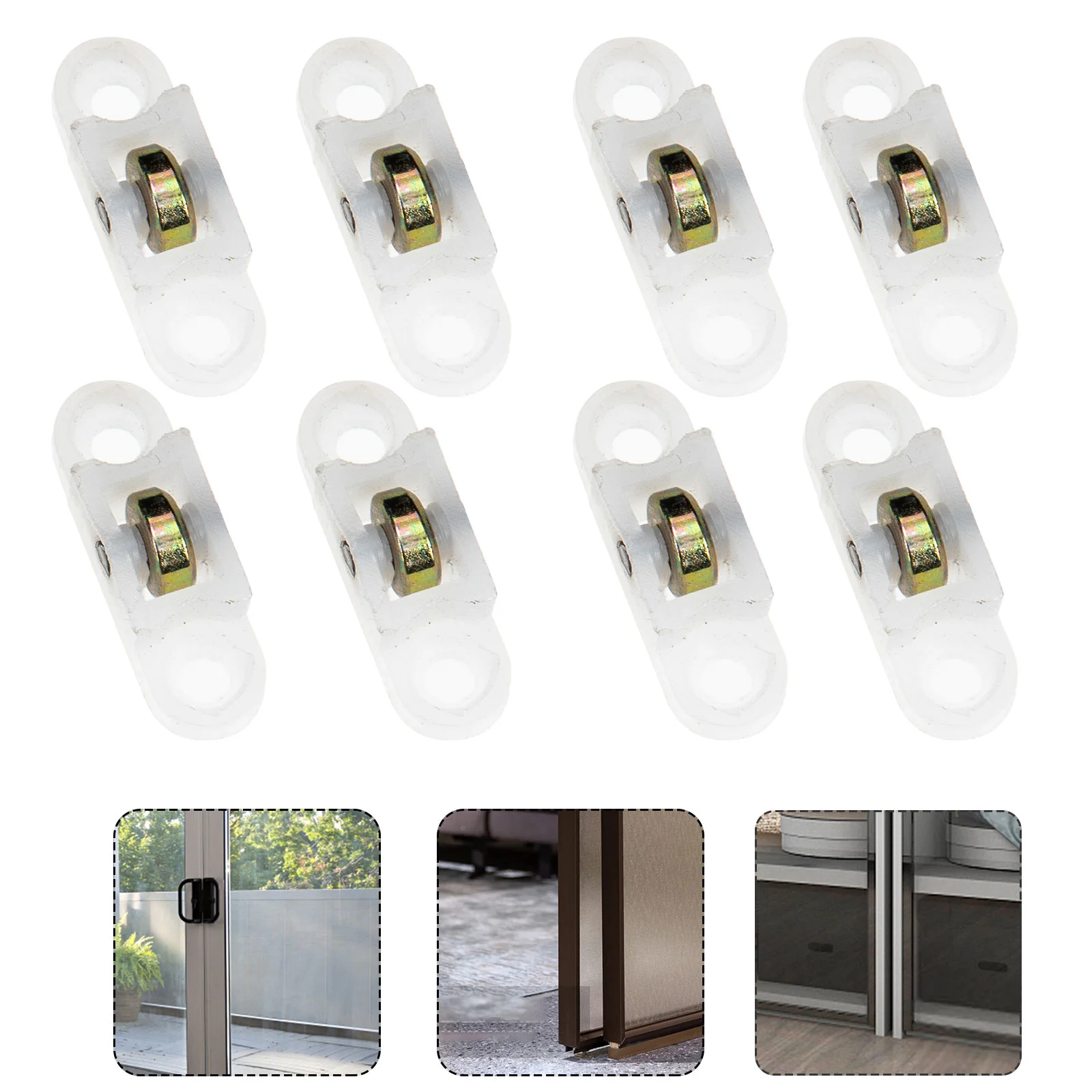 

Window Screen Pulley Door Sliding Roller Wheel Cabinet Cupboard Rollers Wheelstranslation Useful Accessories Closet Glass Puller