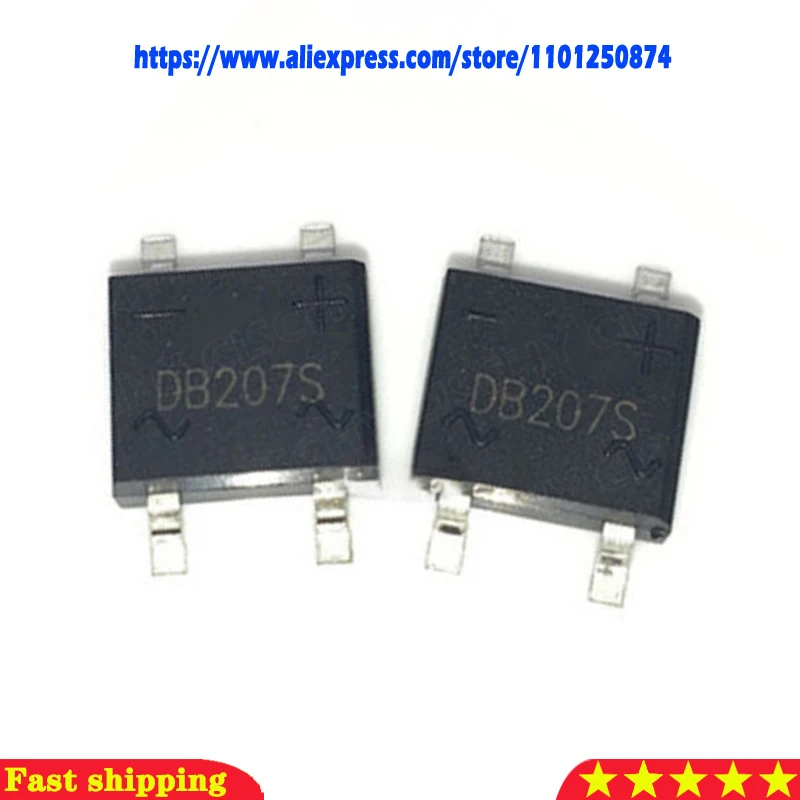 10 шт. DB207S SOP4 DB207 SOP SMD новый и оригинальный IC
