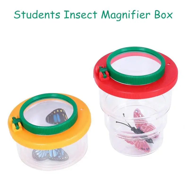 

Student Multi-function Insect Magnifier Box Tri-Fold Small Animal Butterfly Viewer For Science Outdoor Experiment Dropshipping