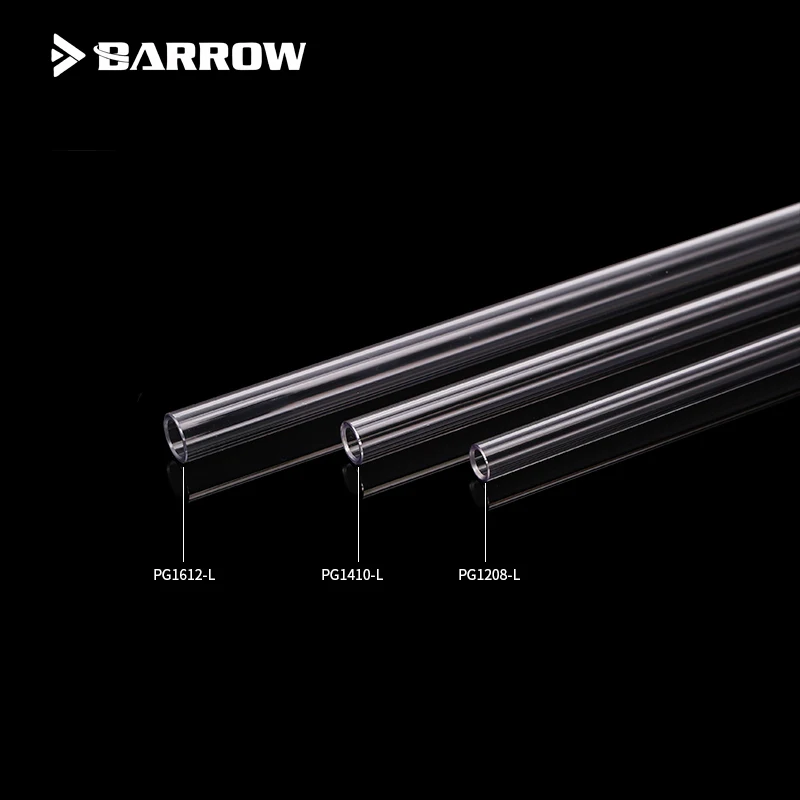 

6 шт./лот Barrow DIY LCS 500 мм, Длинные V-Tubler PETG, жесткие трубки (4 шт. в упаковке) OD 16 мм (5/8 дюйма) x ID 12 мм (1/2 дюйма) OD 14 мм x ID 10 мм 12x8 мм