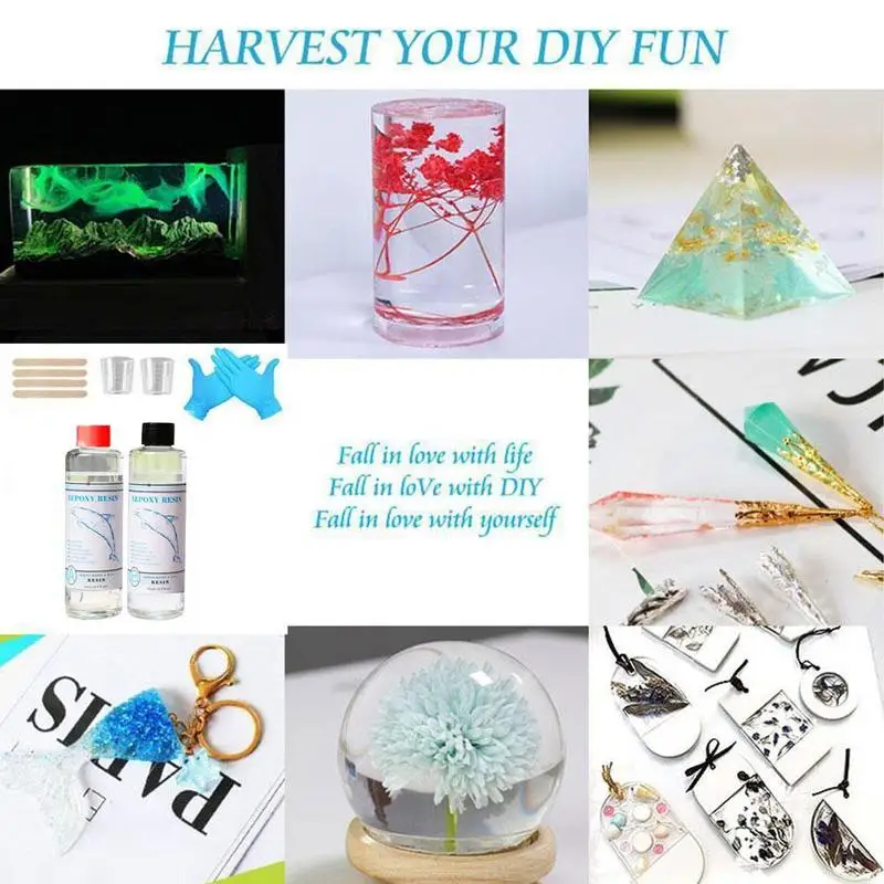 Набор эпоксидной смолы DASHU прозрачный клей-герметик отвердитель товары для