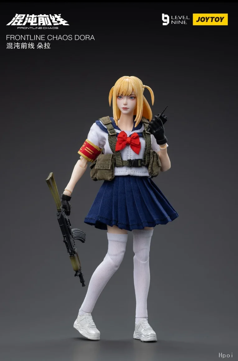 Фото Горячая распродажа: Оригинальная коллекционная фигурка JOYTOY 1/12 FRONTLINE CHAOS DORA №2