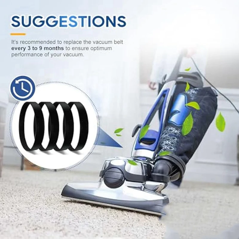 4-х предмет 301291 Вакуумные ремни из черной резины подходящие для вакуума Kirby Sentria