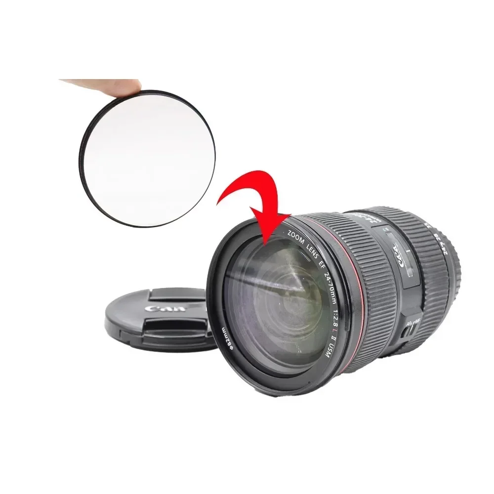 1Pcs NEW EF 24-70 2.8 II Front Lens 1st First Optics Element Glass For Canon 24-70mm F2.8 L USM EF24-70 2.8L F