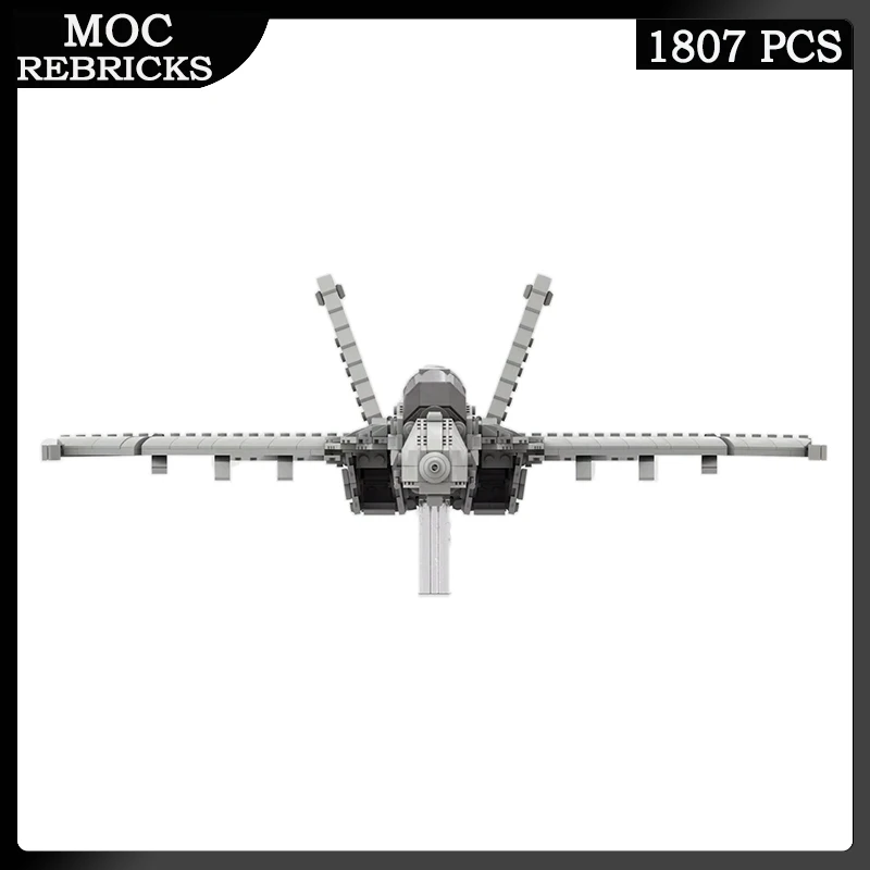 Серия армейских оружий WW2 Боинг F/A-18F Fighter MOC- 112205 Строительные блоки модель DIY хит