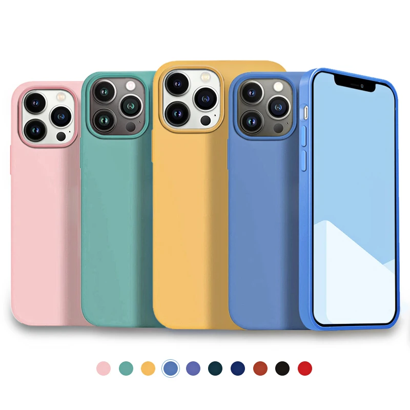 

Силиконовый чехол для iPhone 13 12 X XR XS MAX 14 Plus 11 Pro Max 7 8 Plus SE 2020