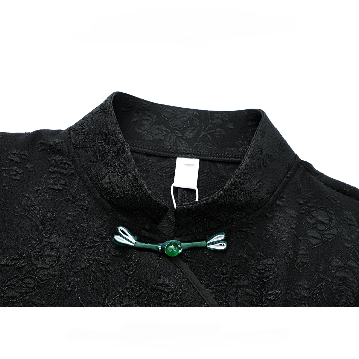 Новинка в китайском стиле ретро шикарная блузка с воротником-стойкой и короткими