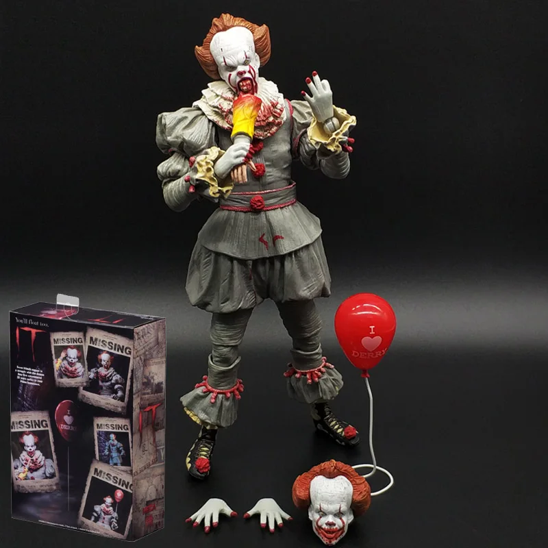 

NECA пеннивайз Джокер Фредди Джейсон Чаки ПВХ экшн-фигурка Коллекционная модель игрушка съемный страшный Фильм аниме фигурка