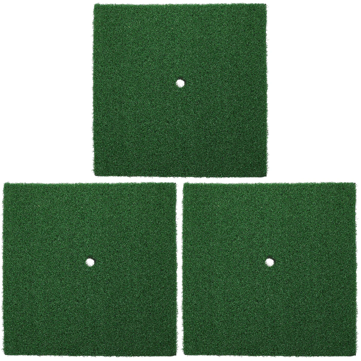 

Set 3 Practice Mat Golfing Outdoor Carpets Artificial Turf Training Green Rug Hit The Ball Practical Hitting