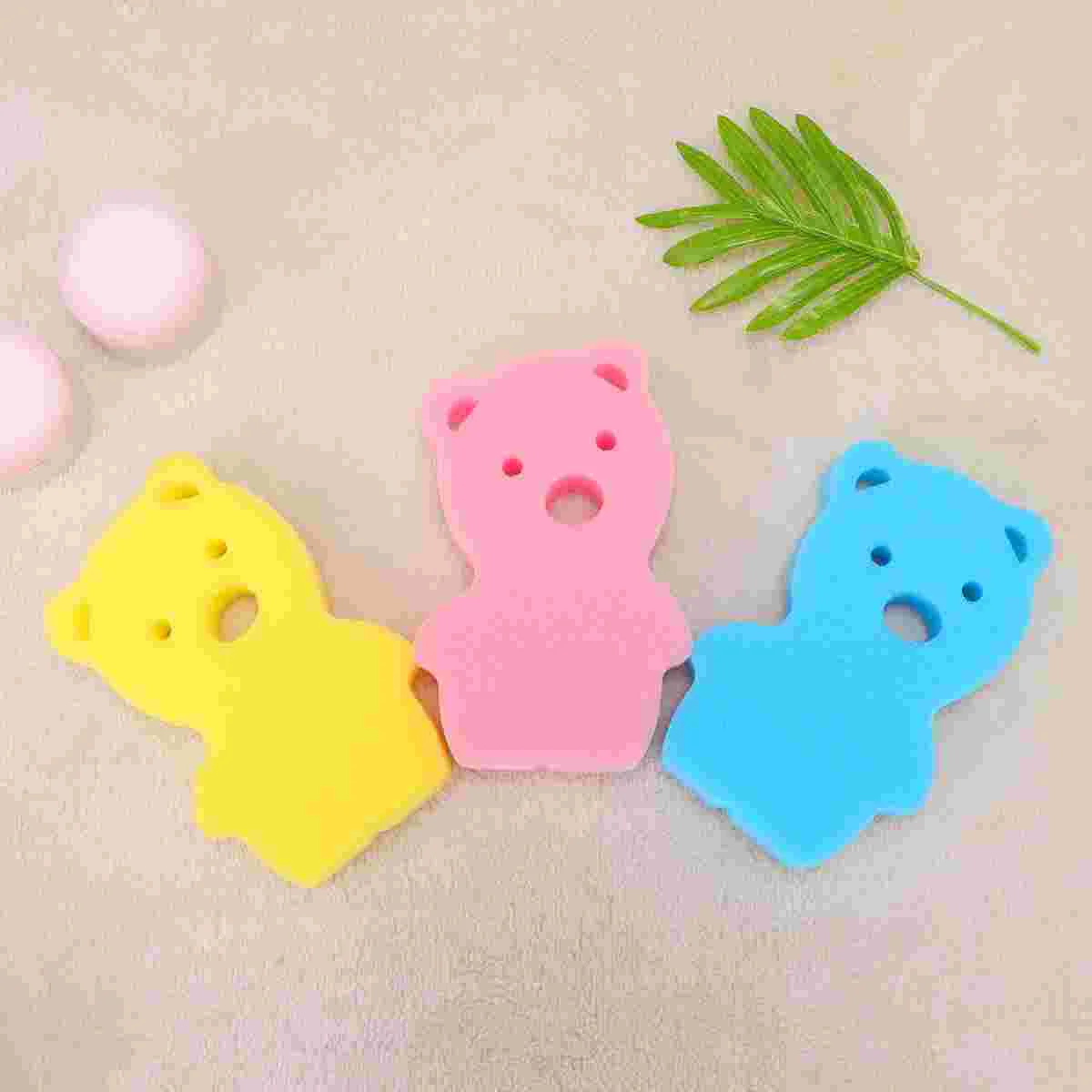 

Scrubber Sponge Bath Sponges Brushexfoliating Kidspuff Exfoliator Body Loofahinfant Bathing Children