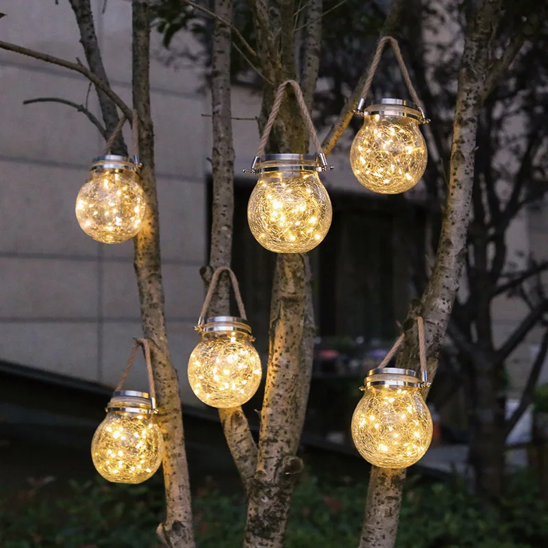 

Solar Lamp, Outdoor Garden Lamp, Home Balcony Decoration, Copper Wire LED, Christmas Landscape Hanging Lamp