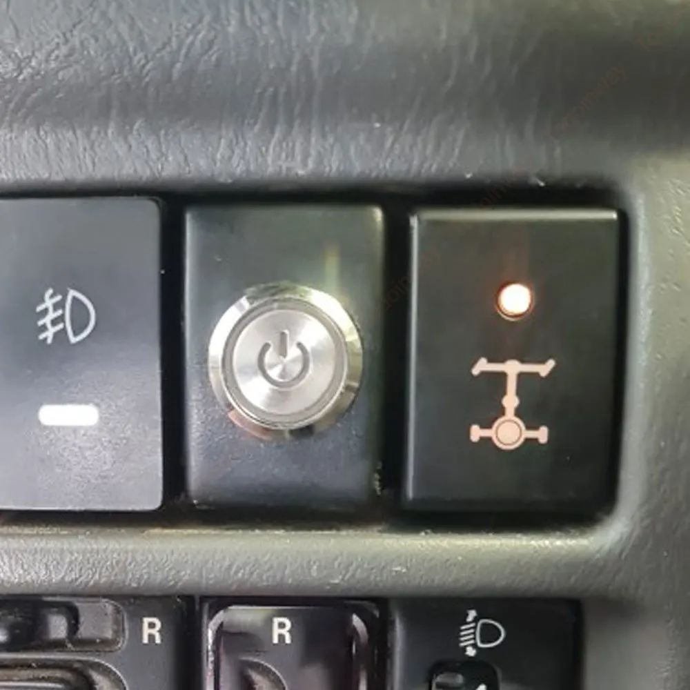 Автомобильная светодиодная лампа DRL Power Button переключатель управления передней