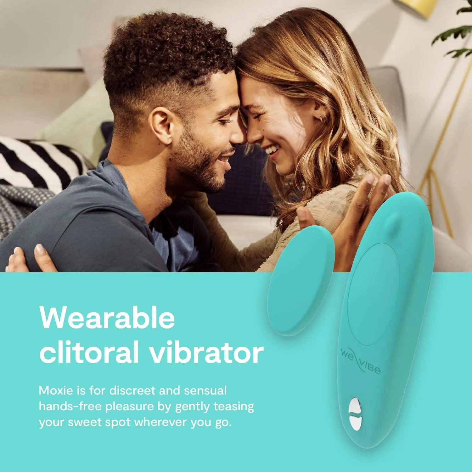 

We-Vibe Moxie Wearable Panty Vibrator Clitoral Magnetic Clitoris Stimulator 10 Vibration Modes APP Remote Control Sex Toy Women