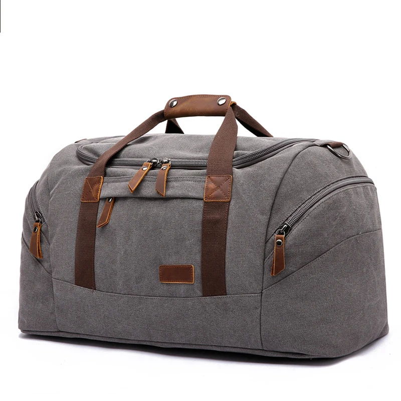 Men's outdoor travel handbag student Single Shoulder Messenger Bag hand luggage bag large capacity canvas bag luggage bag