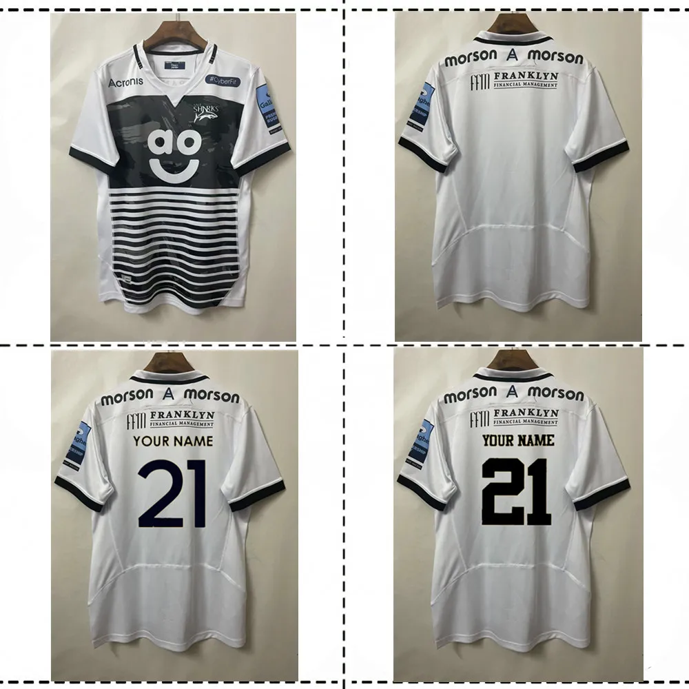 

2022/23 Sale Sharks Home Rugby Jersey Shirt size S-M-L-XL-XXL-3XL-4XL-5XL