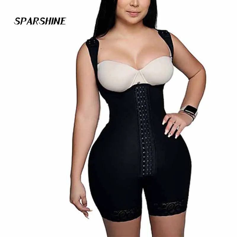 

Tummy Control Adjustable Crotch Open Bust Bodysuit Women's Shapewear Bodyshaper