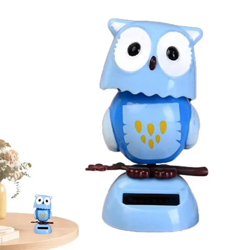 

Dashboard Decorations Solar Owl Car Figurine Statue Shaking Bobblehead Dancing Small Gadget Decoration For Office Cab Interior