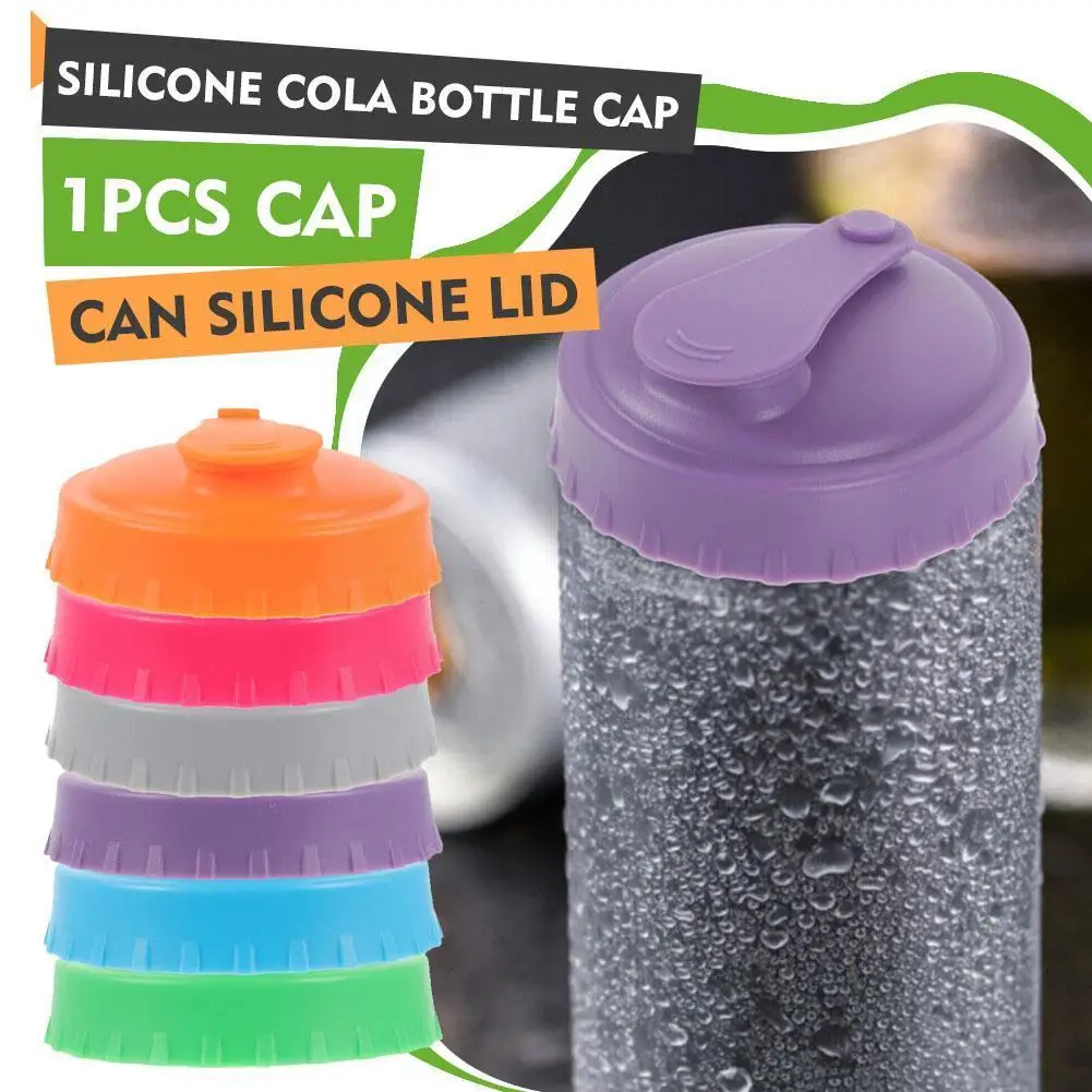 

Reusable Silicone Soda Can Lid Can Stopper For Soda Beer Drinks Juice Coke Beverage Fits Standard Cans Protector Kitchen To H2X9