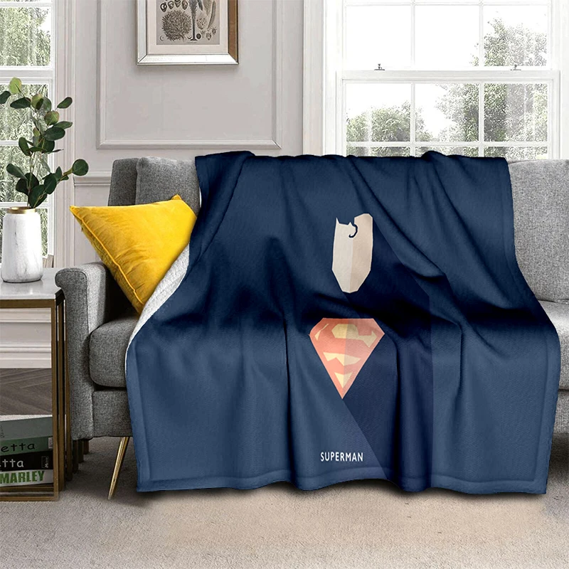 

Superhero Movie Soft Plush Sofa Bed Throwing Cartoon Picnic Blankets Modern Flannel Blanket Cover Gedruckt Bettdecke Geschenk