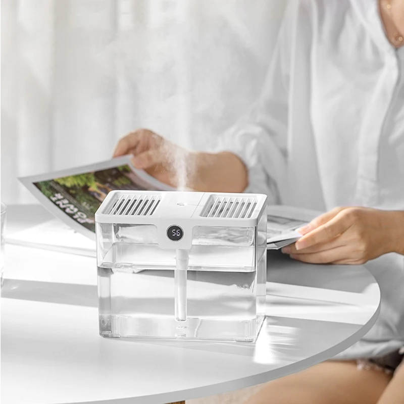 Портативный Настольный увлажнитель воздуха на 1 5 л с низким уровнем шума и