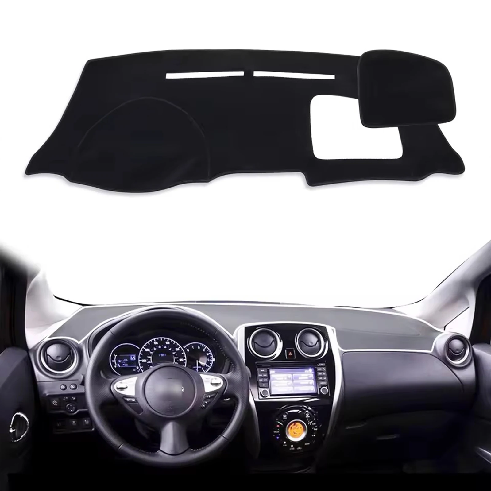 

Коврик для приборной панели автомобиля для Nissan Versa Note E12 2014 2015 2016 2017 2018 2019 2020, солнцезащитный коврик для приборной панели, коврик для приборной панели
