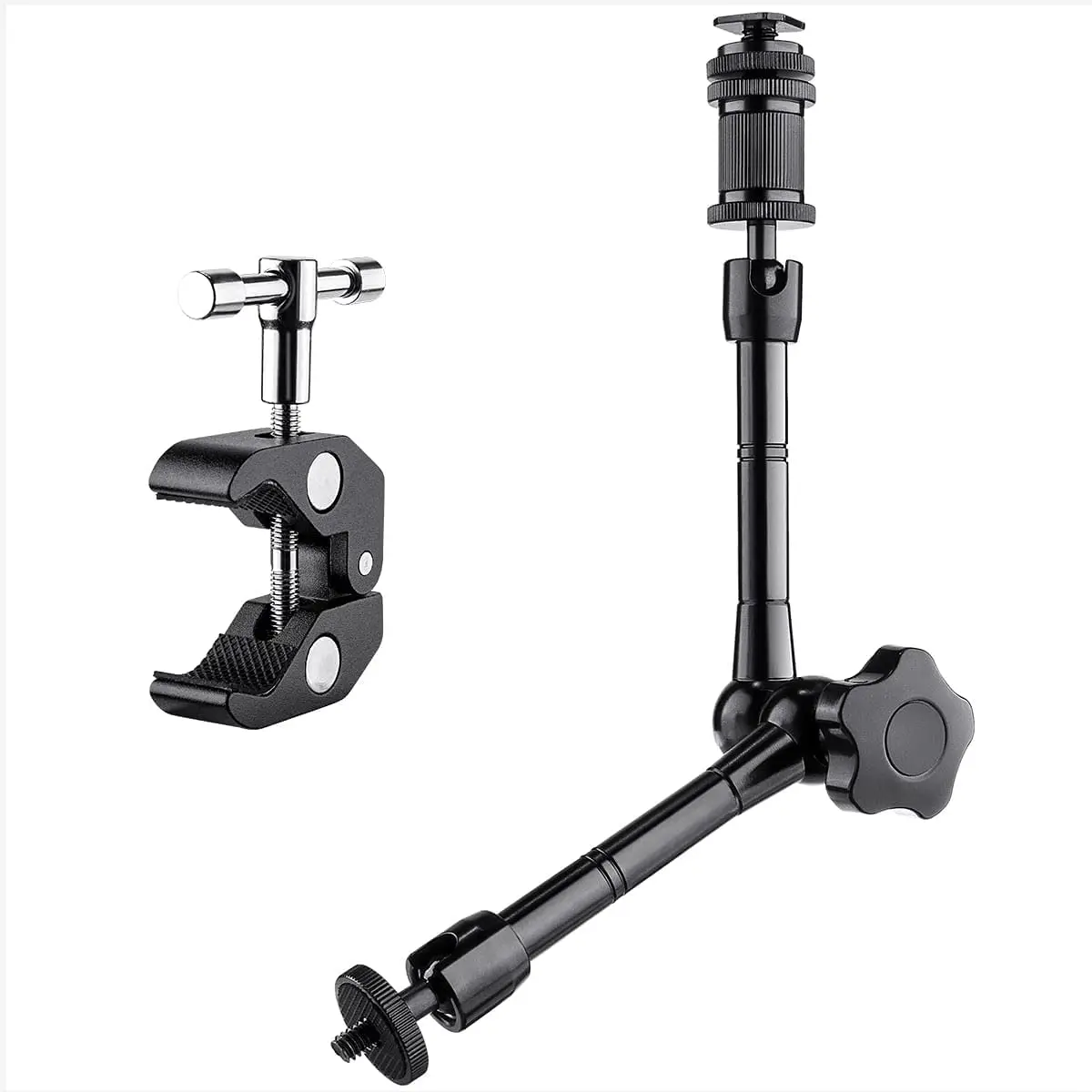 

11 Inch Adjustable Articulating Friction Magic Arm Super Clamp for Camera Rig LCD Monitor Ring Light Photography Accessories