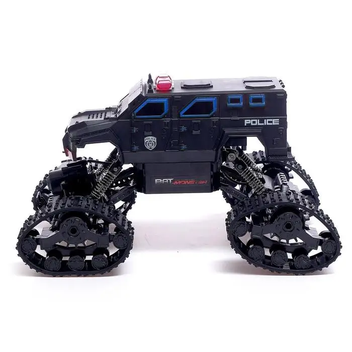 Джип радиоуправляемый Гусеничный вездеход 1:15 полный привод 4WD работает от