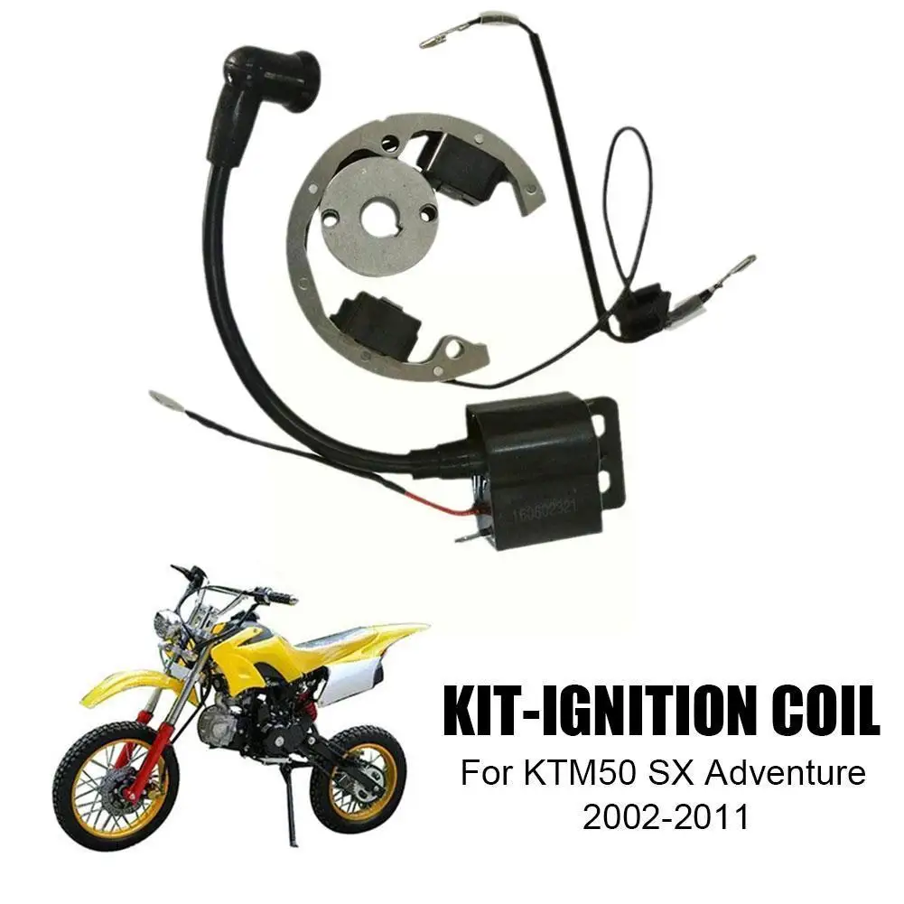 

Катушка зажигания, статор, ротор магнита, маховик, комплект для KTM50 SX 50cc Pro, старший, младший, SR JR KTM50 SX Pro Adventure 2001-2008 T0D9
