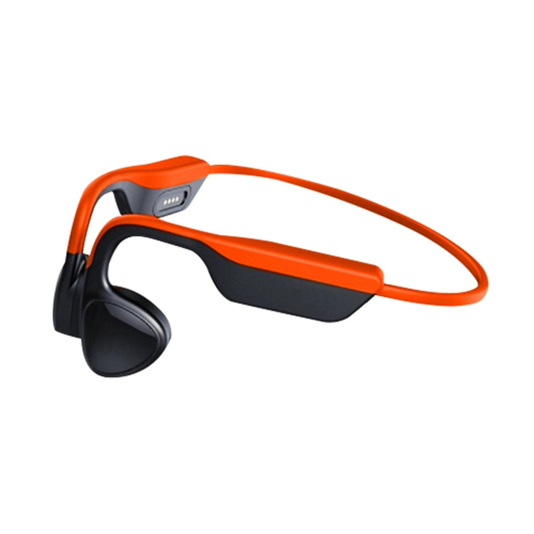 

X19 Bone Conduction Earphones TWS IPX4 Waterproof Wireless Bluetooth Headphones HIFI Headset Sport Earphone (Orange)