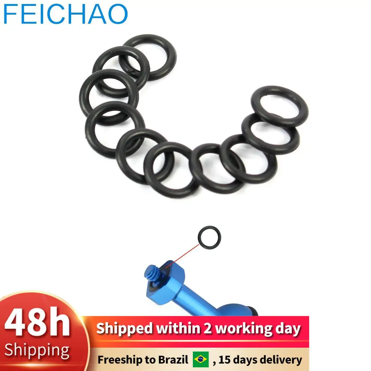 Уплотнительное кольцо прокладка силиконовая резиновая Изолированная