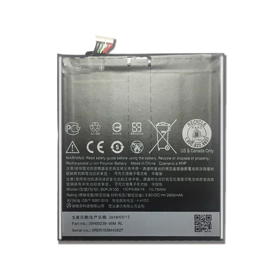 Аккумулятор для HTC One E9 Plus E9W E9Plus E9PW BOPJX100 2800 мАч номер отслеживания