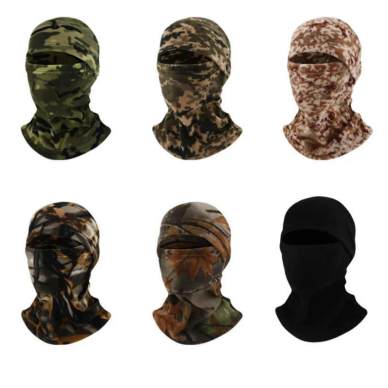 Мужская и женская Балаклава полнолицевая маска новая зимняя термофлисовая