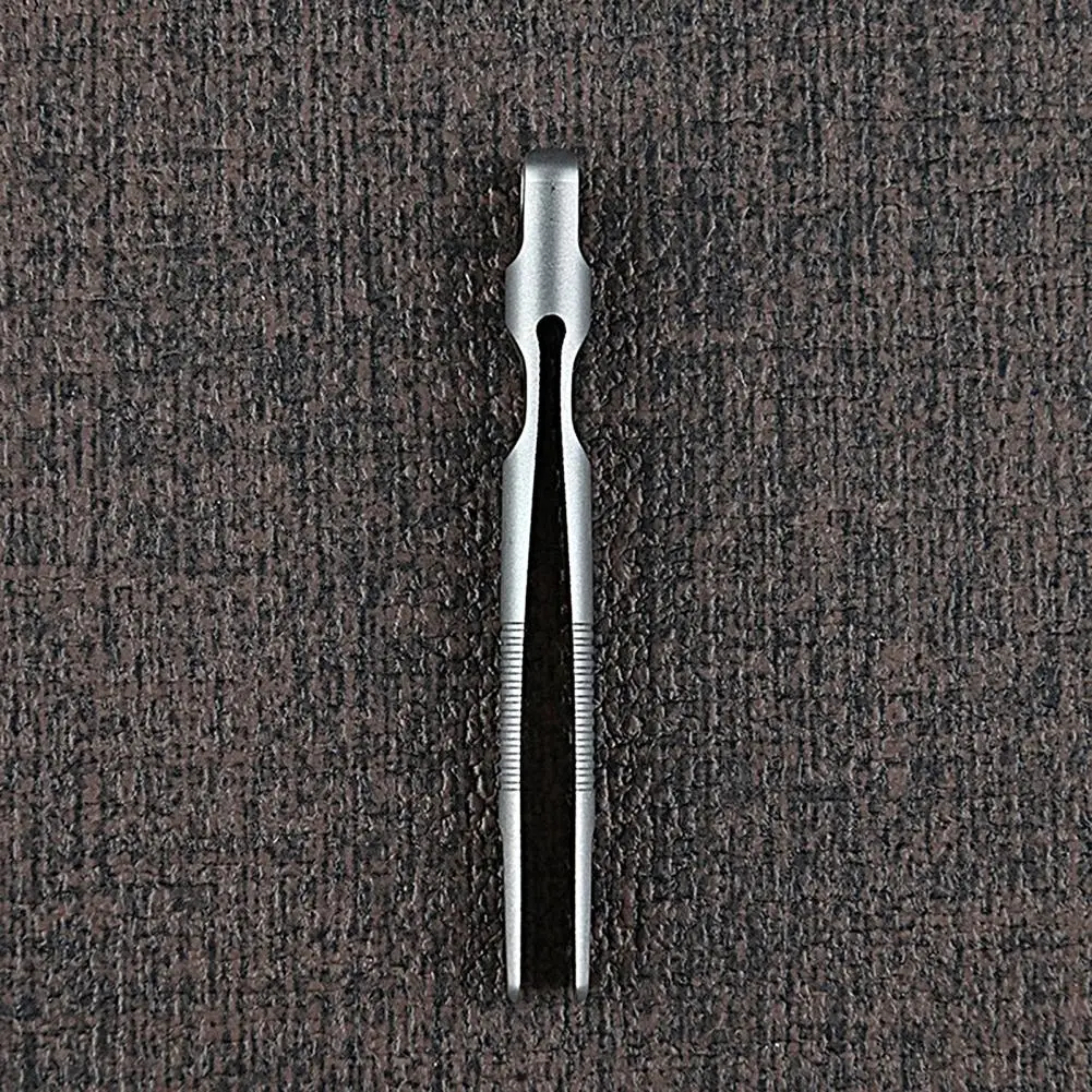 

Mini Tweezer High Strength Outdoor Tweezer Pocket Pick Up Clamping Tweezer