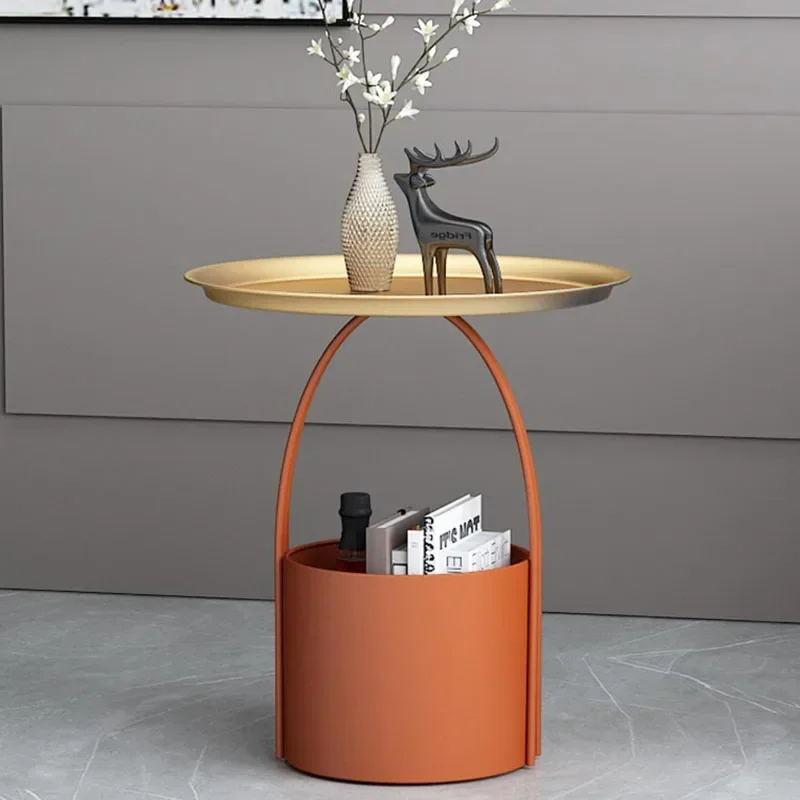 Журнальные столики в скандинавском стиле уникальные минималистичные круглые