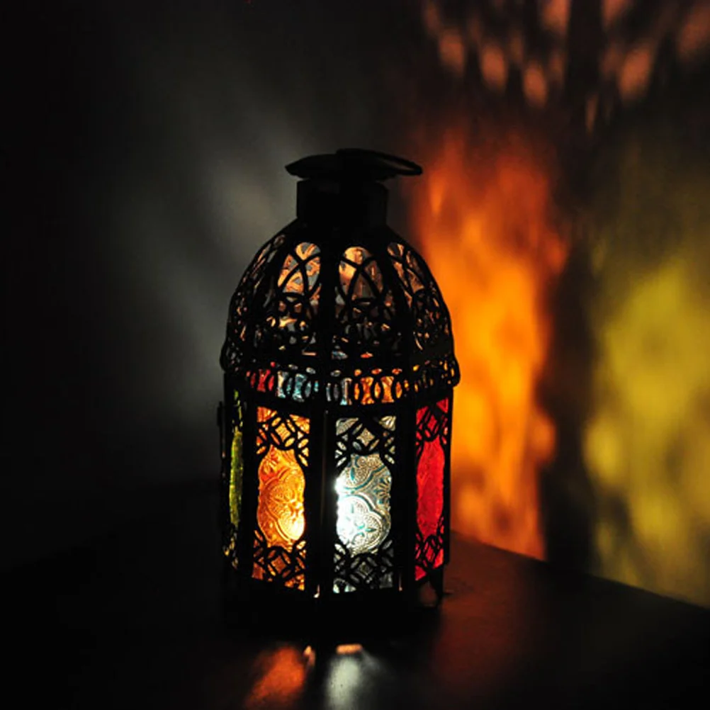 

1pc Candlestick Moroccan Rustic Style Holder Lanterns for Home Shop