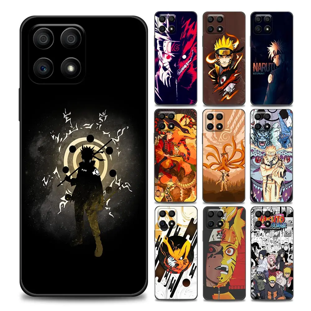 

Japanese Anime Uzumaki Naruto Phone Case for Honor 8X 9S 9A 9C 9X Lite Play 9A 50 10 20 30 Pro 30i 20S(6.15) Case Soft Silicone