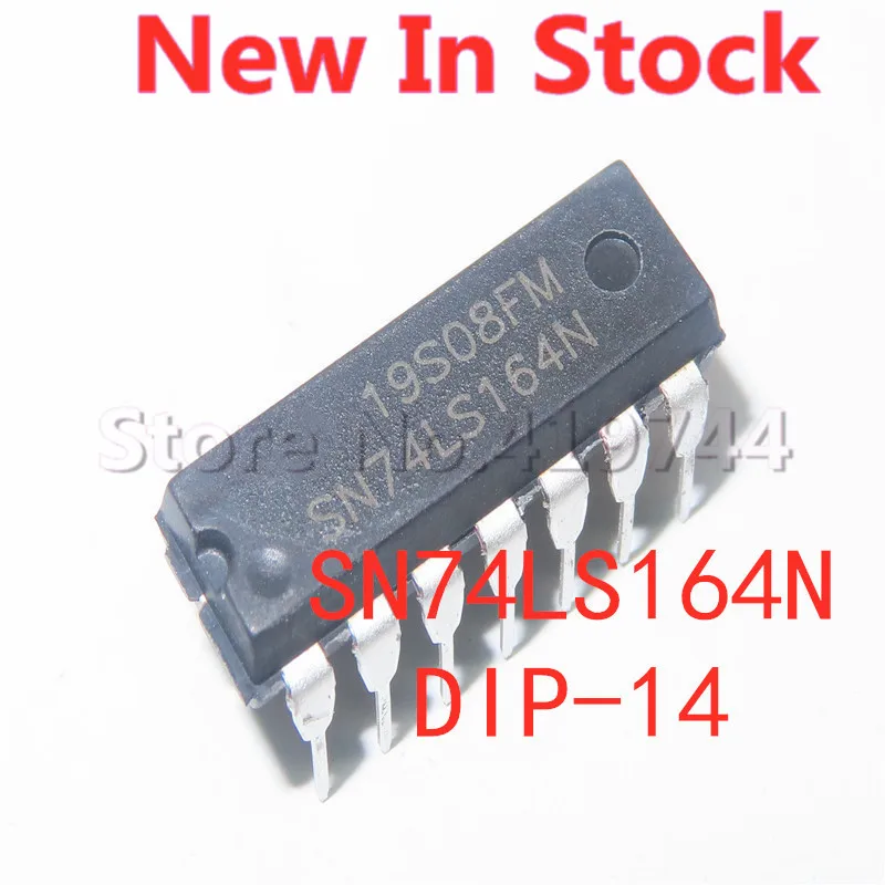 5 шт./лот SN74LS164N 74LS164 HD74LS164P DIP-14 8-битный серийный вход/параллельный выход Переключение цифровой оригинальный IC
