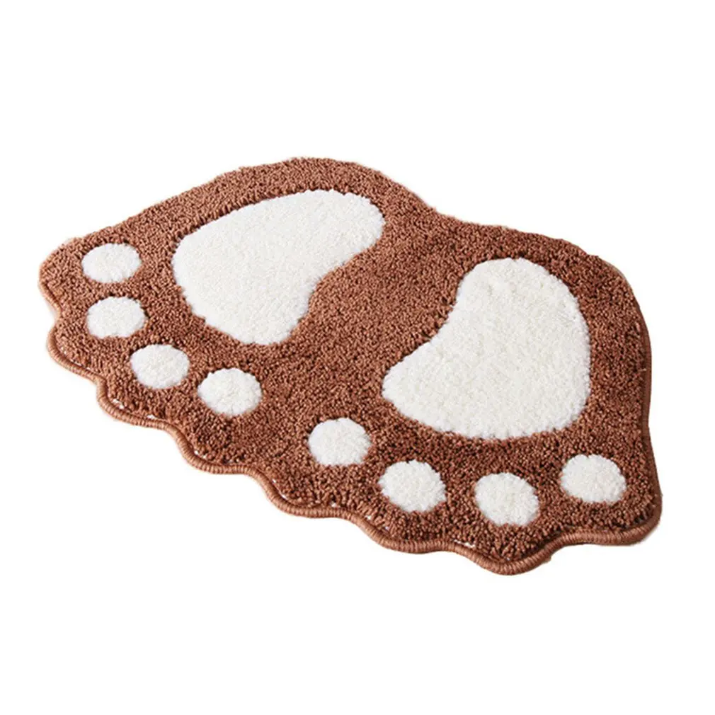 

Нескользящий коврик, милые коврики для больших ног для ванной и душа, ворсистый коврик, Впитывающий Коврик, напольный коврик, подставка для ...