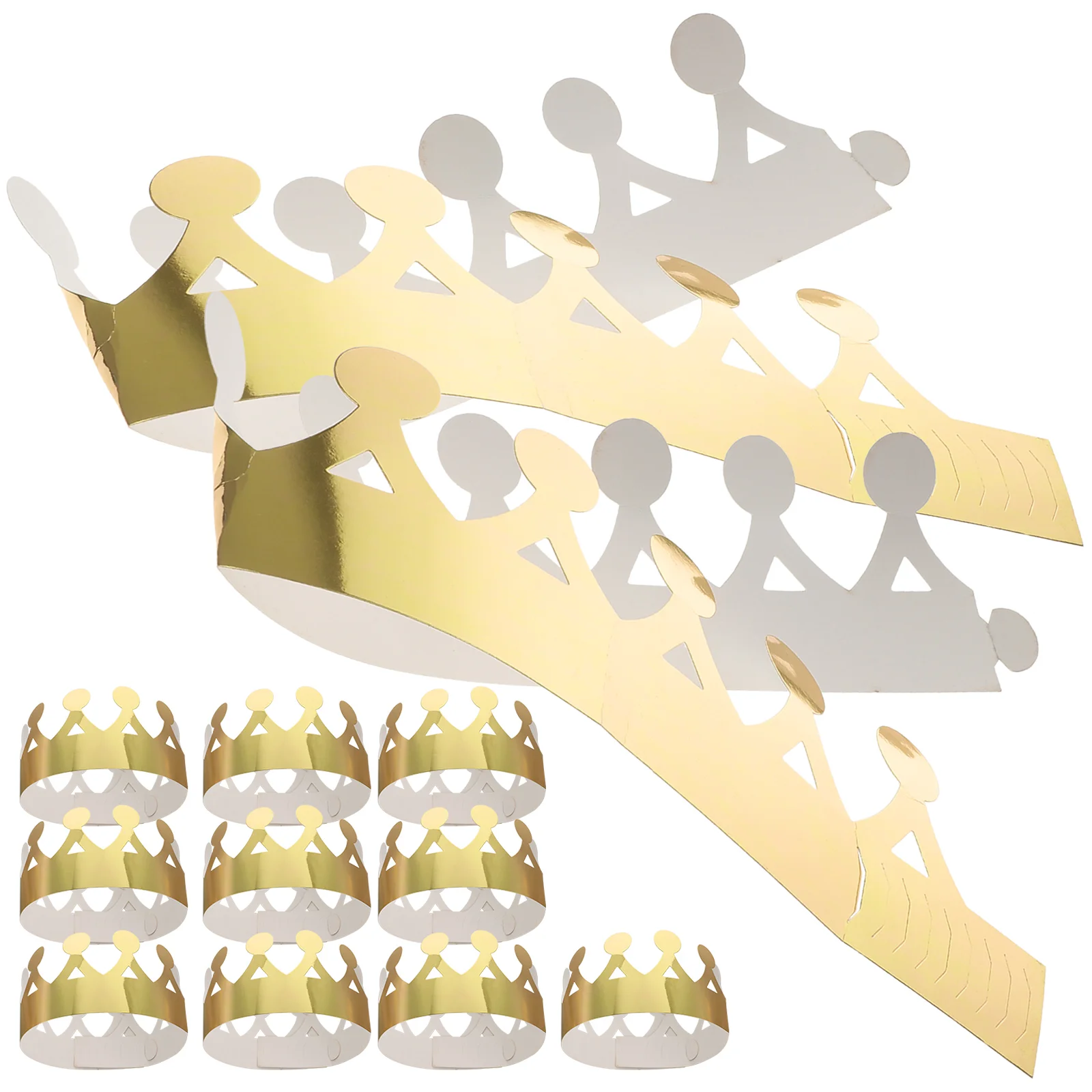 12/24 шт. бумажная шляпа корона на день рождения женская головной убор для мужчин