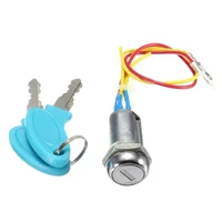 electric e scooter bike key ignition barrel switch electric scooter 2 wire on off ignition switch lock for electric scooters car