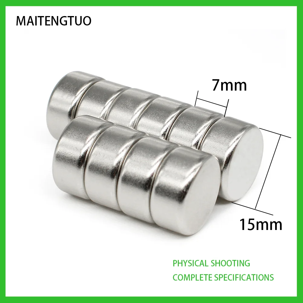 

10/20/30/50PCS/Lot 15*6 15*7 15*8 15*15 15*30 Super Strong Magnets NdFeB Neodymium Disc Magnet Permanent N35 15mmx6mm
