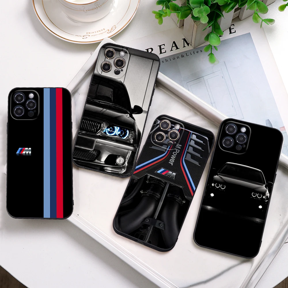 

Luxury BMW-M Sports Drift Phone Case for Apple iPhone 12 Pro Max 11 7 8 6 Plus 13 Mini X XR XSMAX Funda Liquid Cover CaseS
