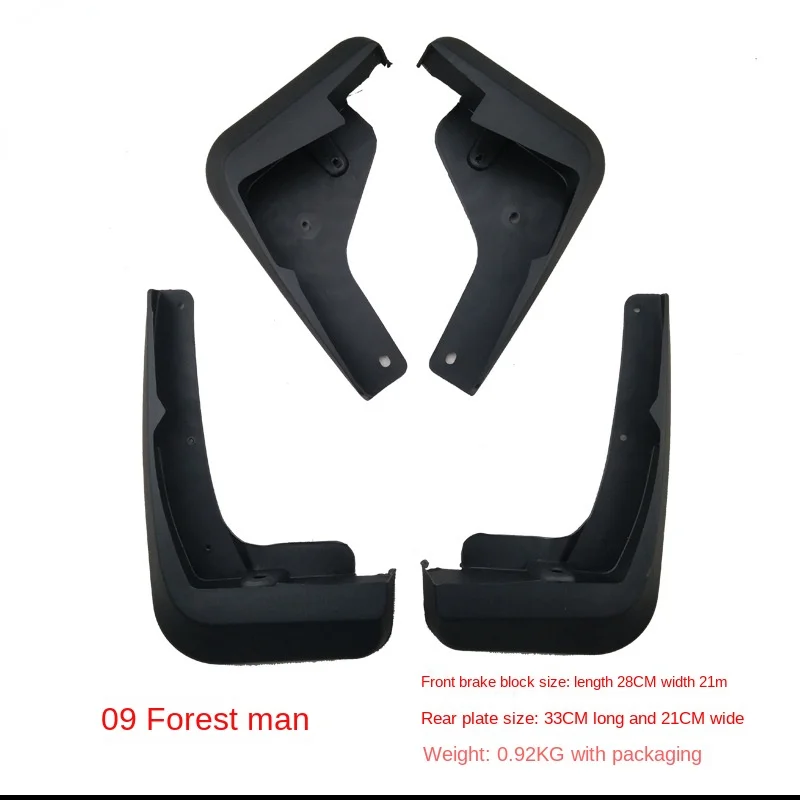 

4Pcs High Quality ABS Front & Rear Fender for Subaru 2019 Forester Car Mud Flaps Splash Guard Mudguard Mudflaps