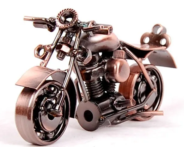

Creative Handcraft Metal Motorcycle Model Mini Motor Vehicles Diecast Metal Craft Best Collection Gifts Model Decoration Crafts