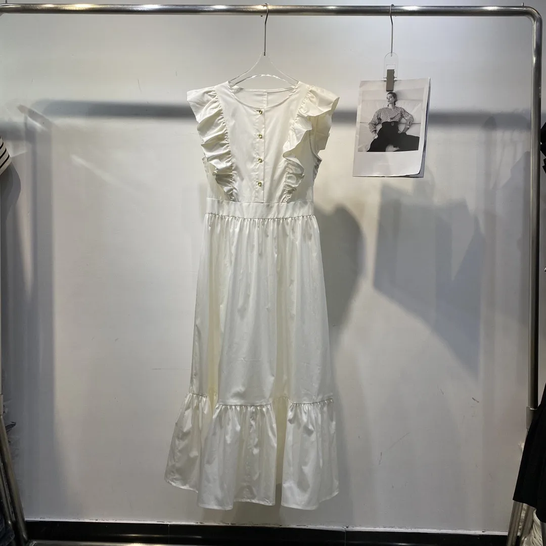 

Female Clothing Woman Clothes Women's Dress Evening Party Elegant Dresses Prom Dresses Summer 2022 Ruffles Tank Dress