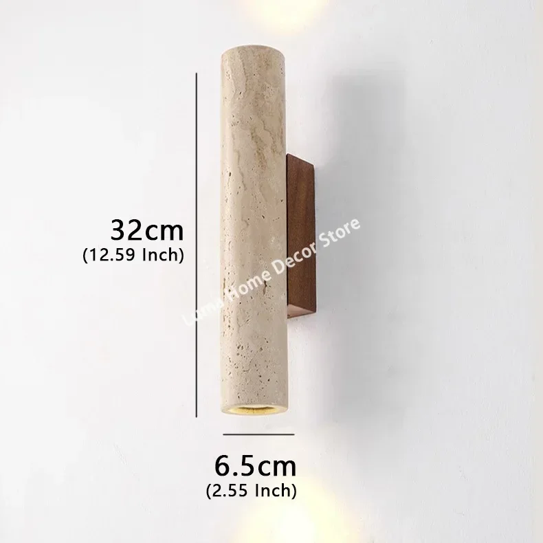 

Настенный светильник MOSA ZX, желтый, травертин