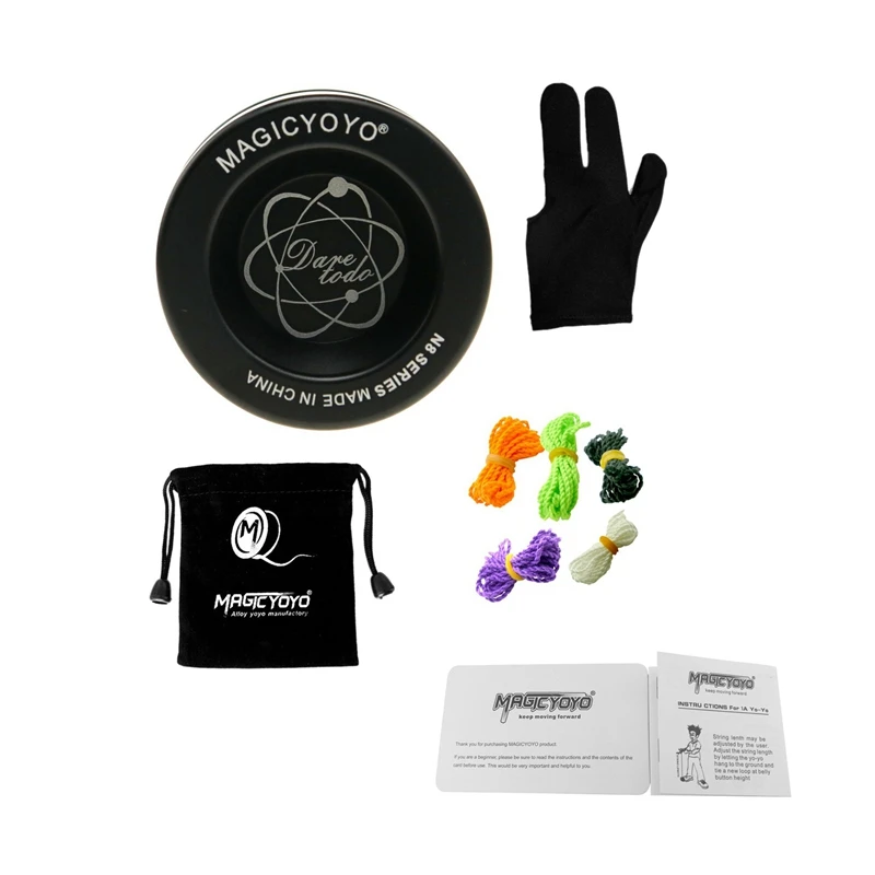 

MAGICYOYO N8 Unresponsive Yoyo Alloy Aluminum Yo Yo + 5 Strings + Glove+Yoyo Bag